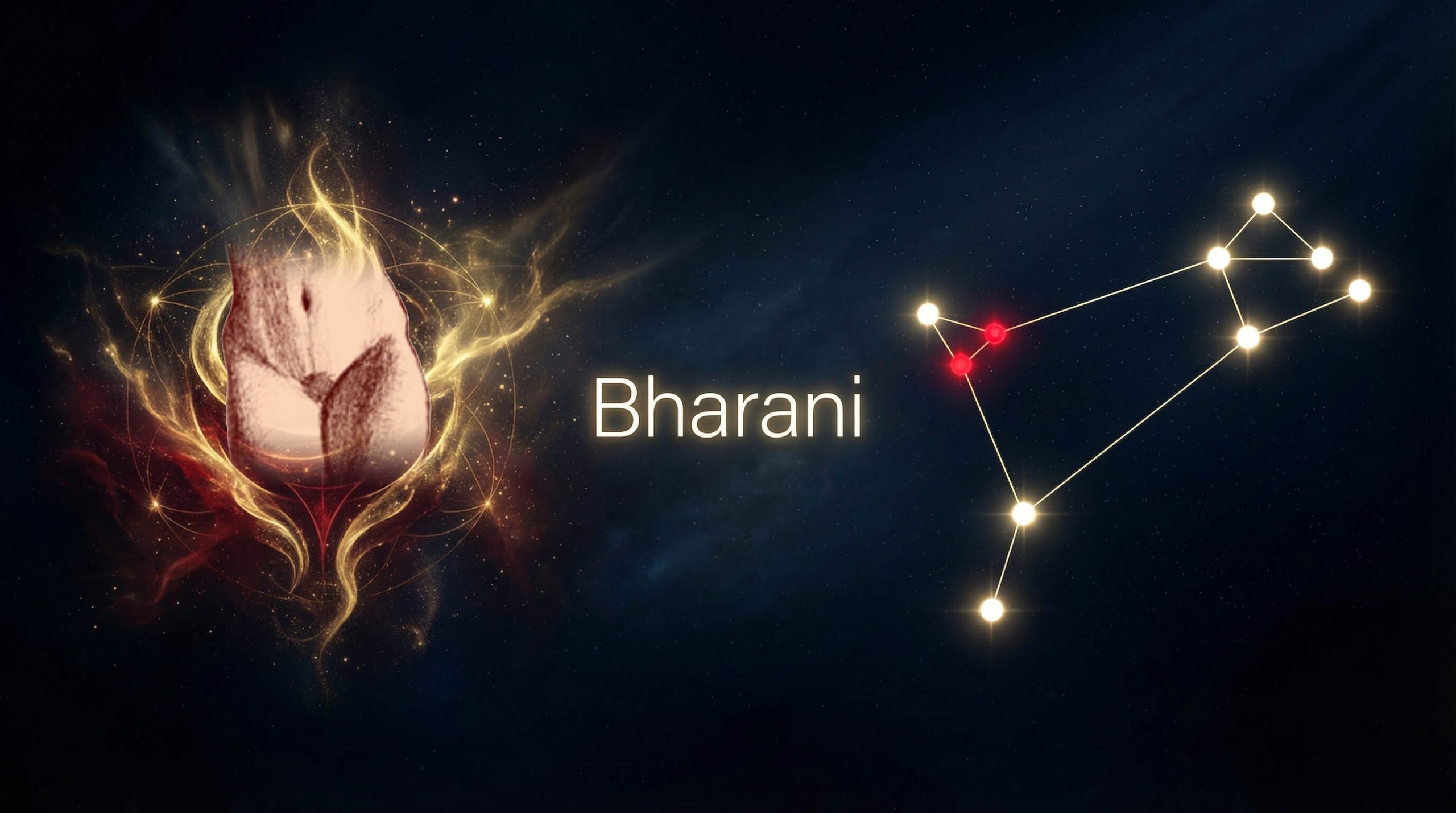 Bharani: [13°20′ to 26°40’ Aries]